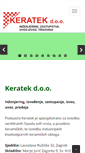 Mobile Screenshot of keratek.hr